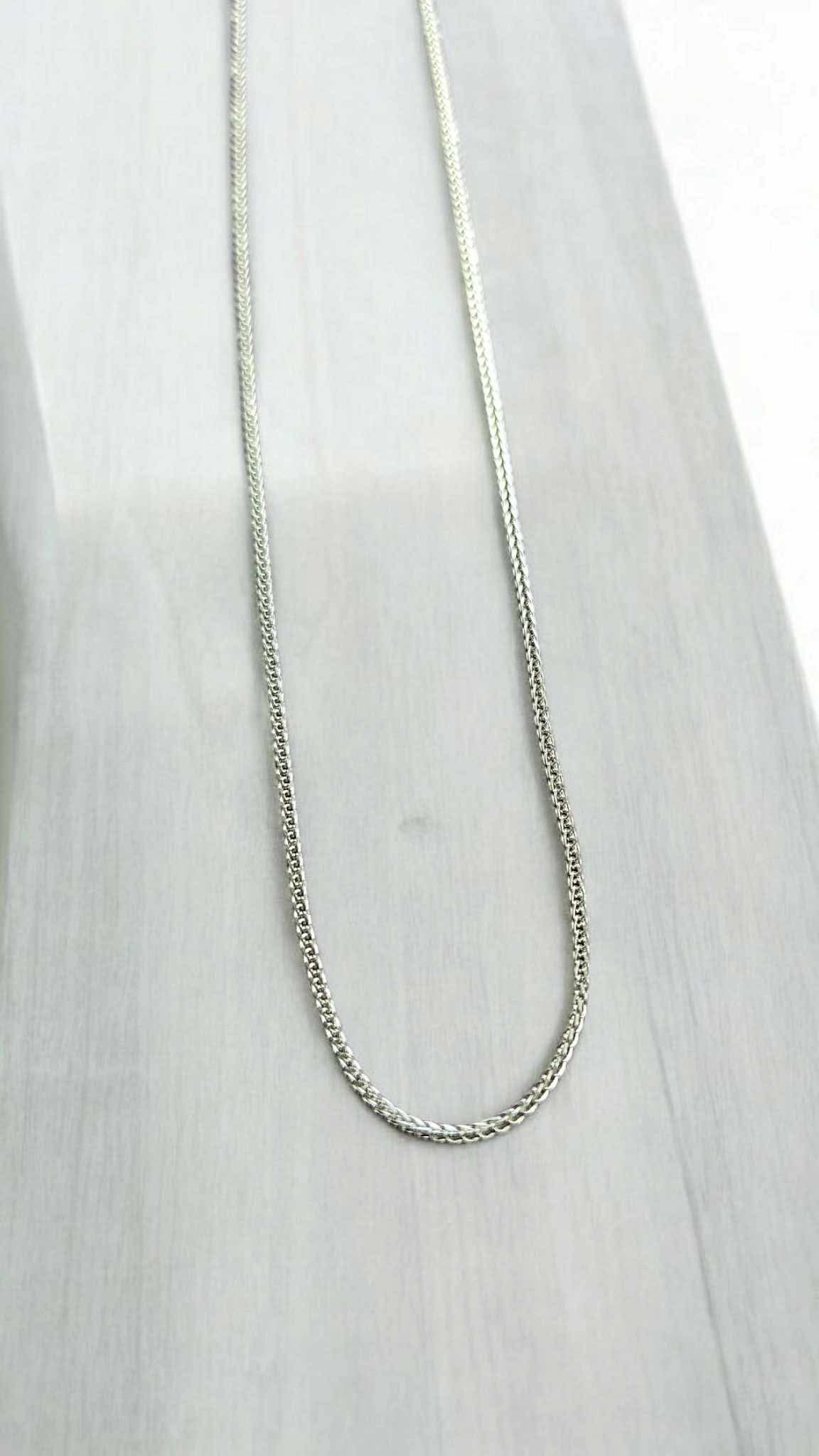 Sterling silver foxtail chain